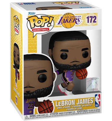 Funko POP! NBA: Lebron James (Los Angeles Lakers) Pointing - Purple Jersey